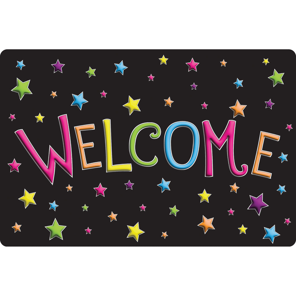 Welcome Mat Stars 15.5x23.5in