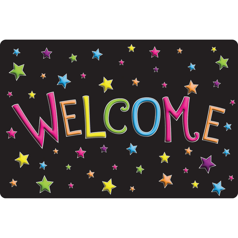 Welcome Mat Stars 15.5x23.5in
