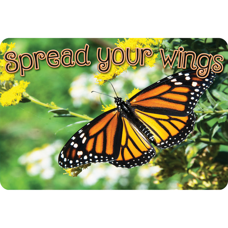 The Original Fun Mat™, Welcome Mat, 15.5" x 23.5", Spread Your Wings Butterfly Welcome