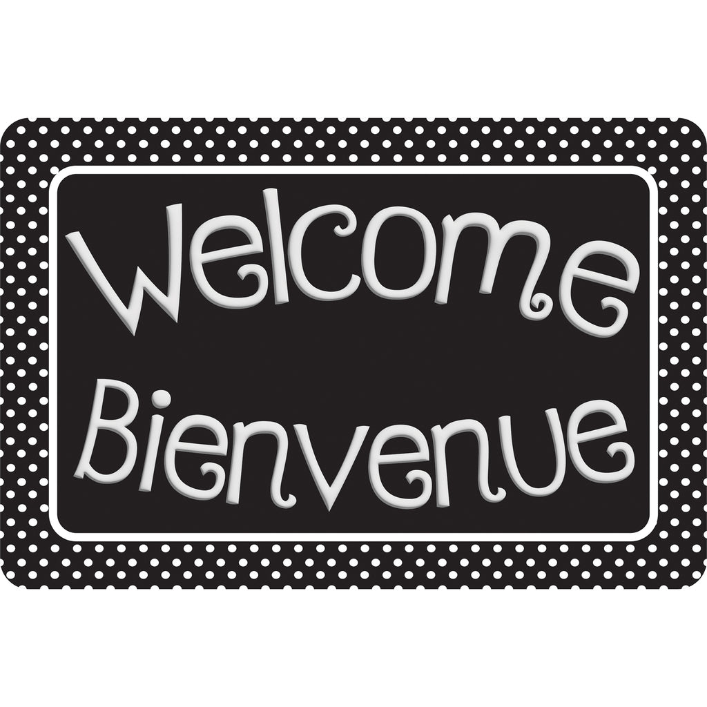 The Original Fun Mat™, Welcome Mat, 15.5" x 23.5", Bienvenue Welcome