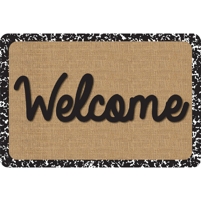 The Original Fun Mat™, Welcome Mat, 15.5" x 23.5", Burlap Composition Welcome