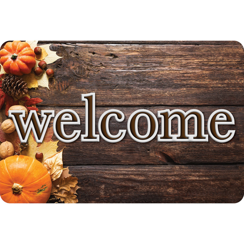 The Original Fun Mat™, Welcome Mat, 15.5" x 23.5", Harvest Nuts Welcome