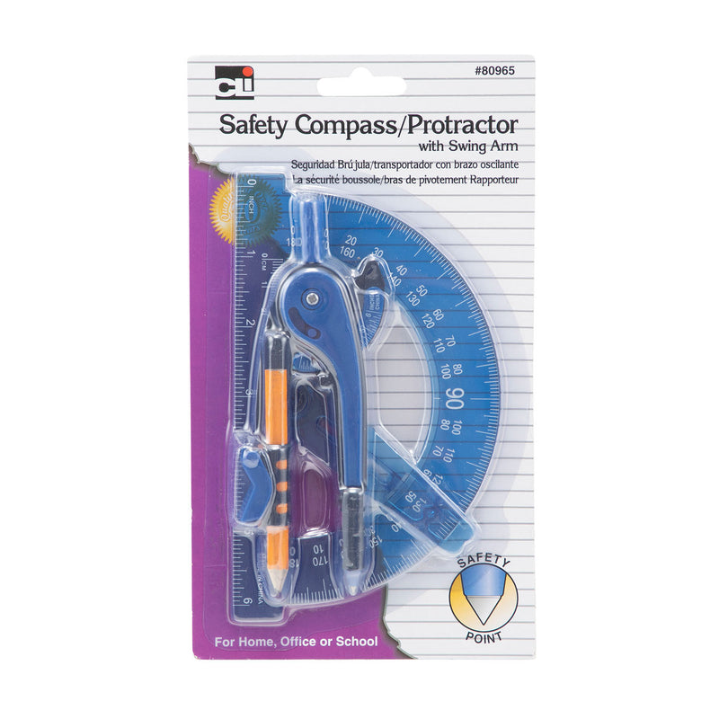 6in Swing Arm Protractor Asst 6ct