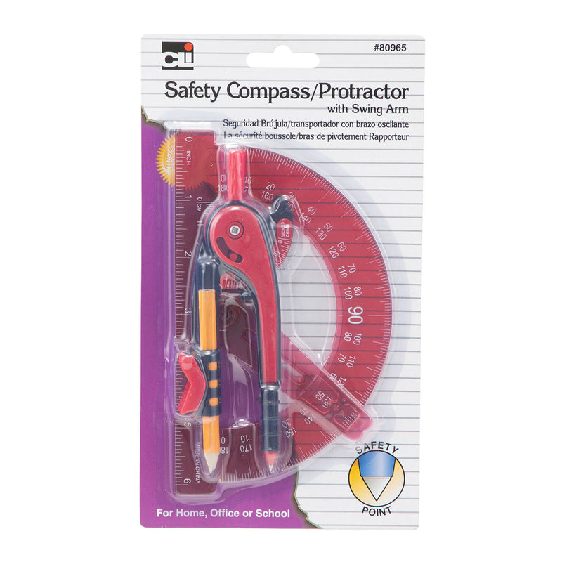6in Swing Arm Protractor Asst 6ct