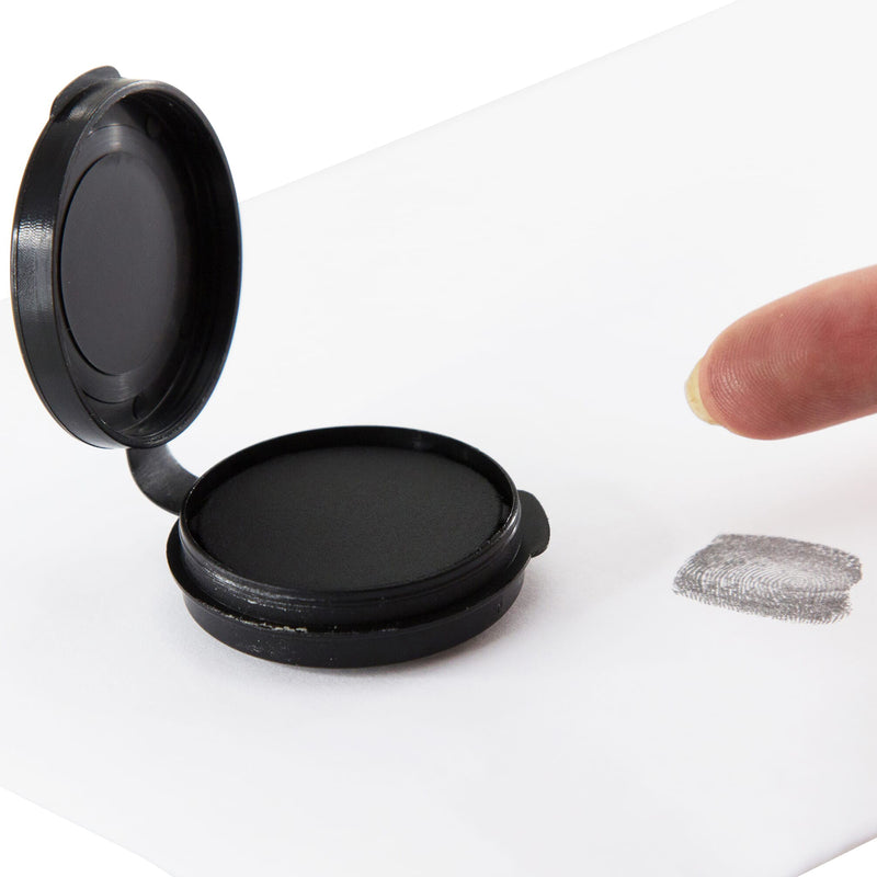Inkless Fingerprint Pad Black W/ Adhesive