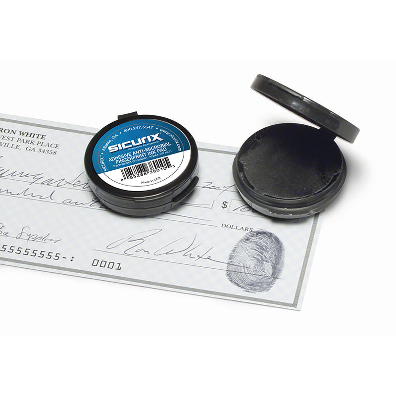 Inkless Fingerprint Pad Black W/ Adhesive