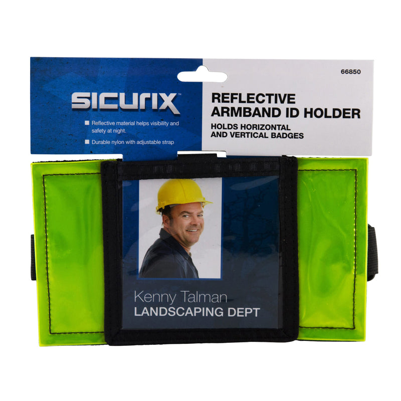 Reflective Armband Badge Holder