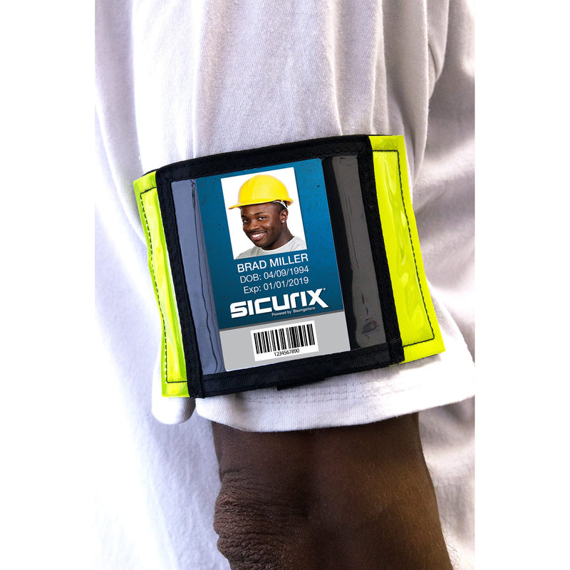 Reflective Armband Badge Holder