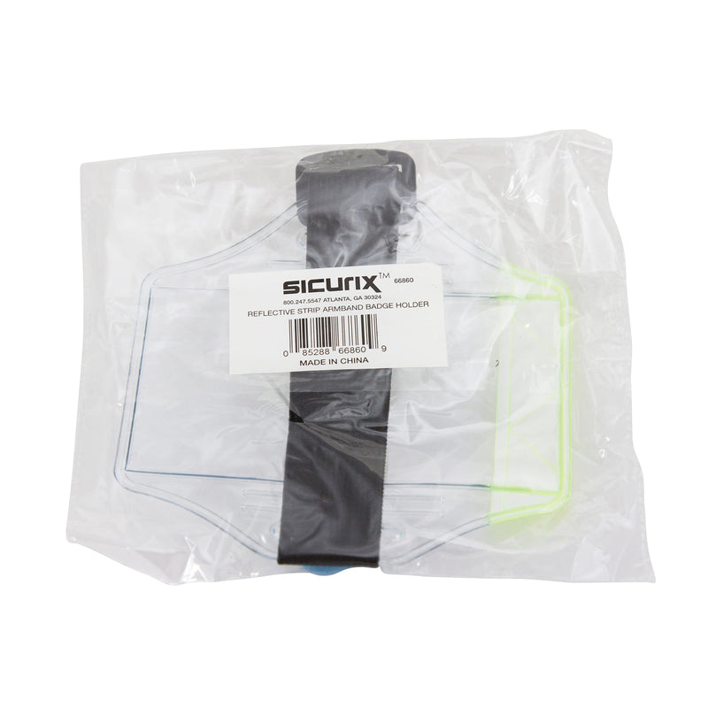 Badge Holder Arm Reflective Yellow