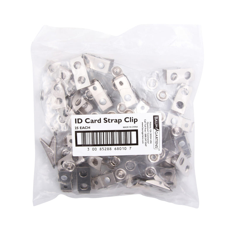Id Card Strap Clip 25/pk
