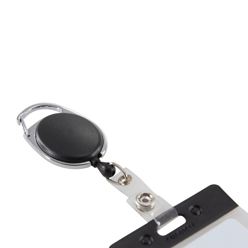 Quick Clip Oval Id Badge Reel