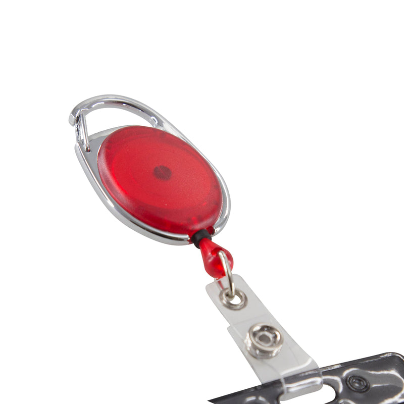 Quick Clip Id Badge Reels 3/pk