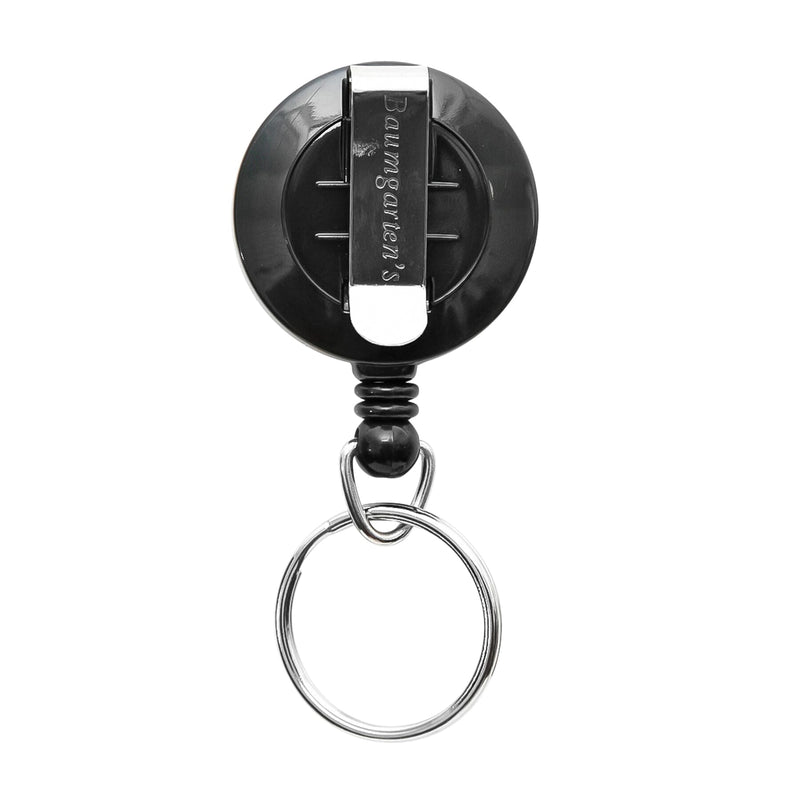 Id Card Reel W/ring Black