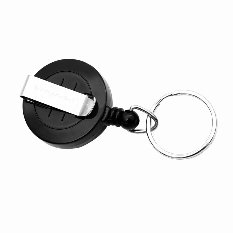 Id Card Reel W/ring Black