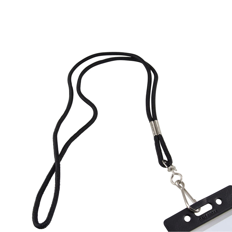 Std Rope Lanyard W/hook Blk 12/pk