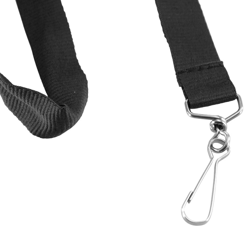 Recycled Pet Lanyard Black