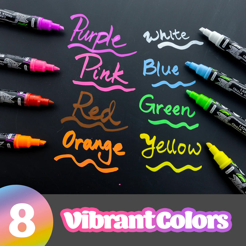 Chalk Markers Wet Erase 8ct
