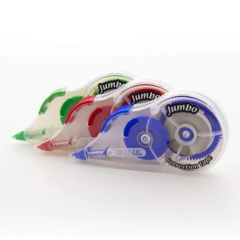 Jumbo Correction Tape W/grip 10ct