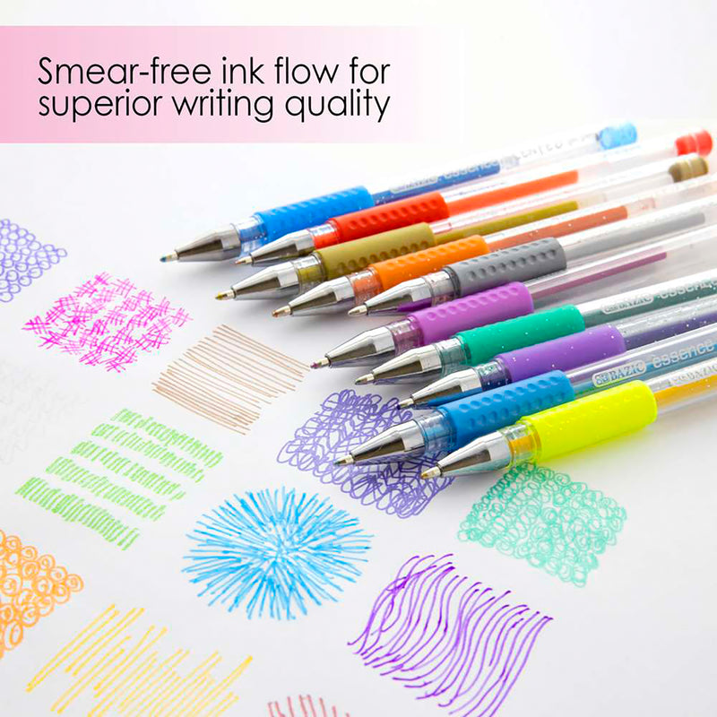 24 Scented Essence Gel Pen W/ Cushion Grip