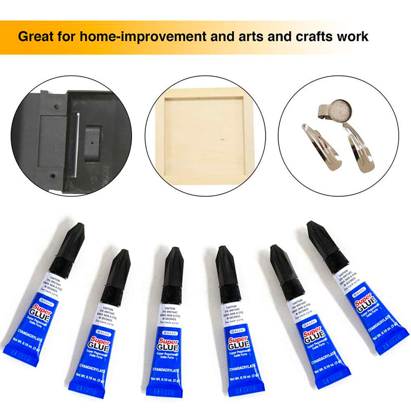 Bazic 6ct Super Glue 0.10 Oz