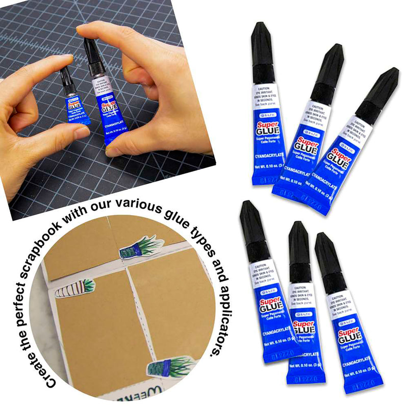 Bazic 6ct Super Glue 0.10 Oz