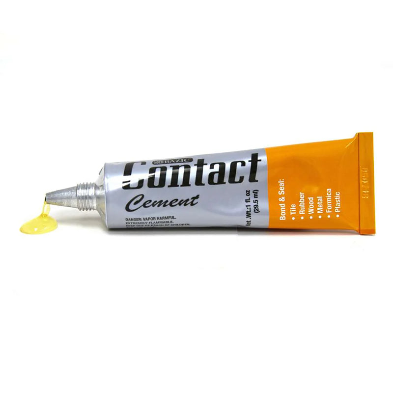 (3 Pk) Contact Cement Adhesive 1 Fl Oz