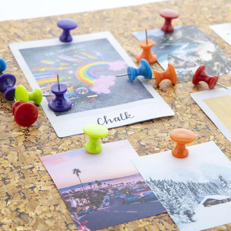 Jumbo Push Pins 25ct Asst Color