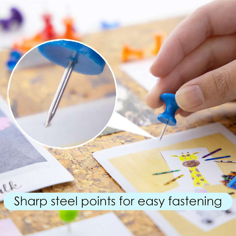 Jumbo Push Pins 25ct Asst Color