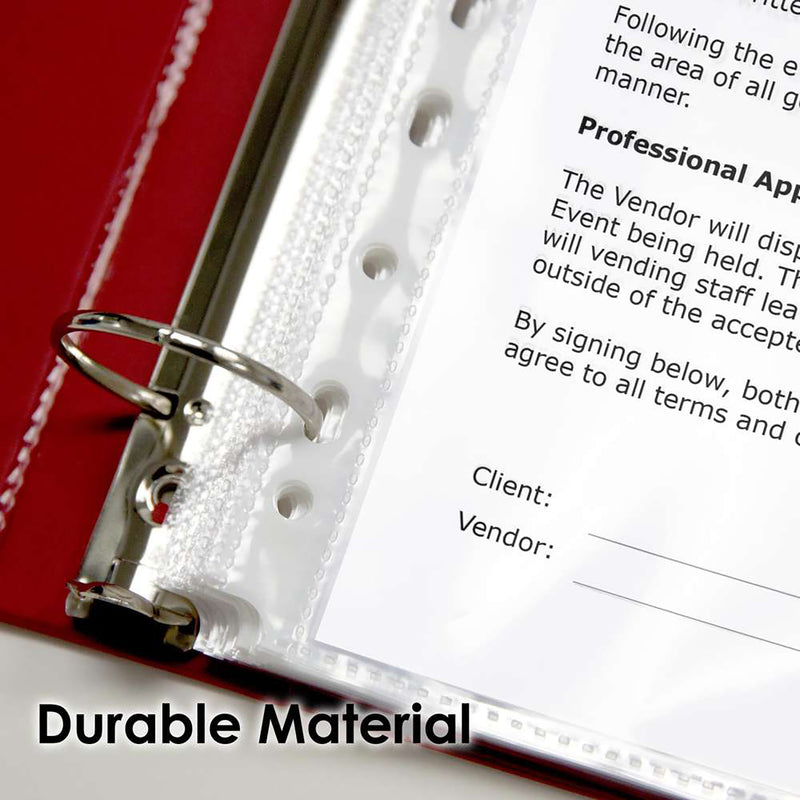 100ct Top Loading Sheet Protectors Standard Weight