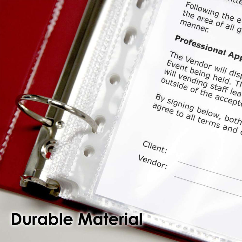 50ct Sheet Protectors Heavy Weight Top Loading