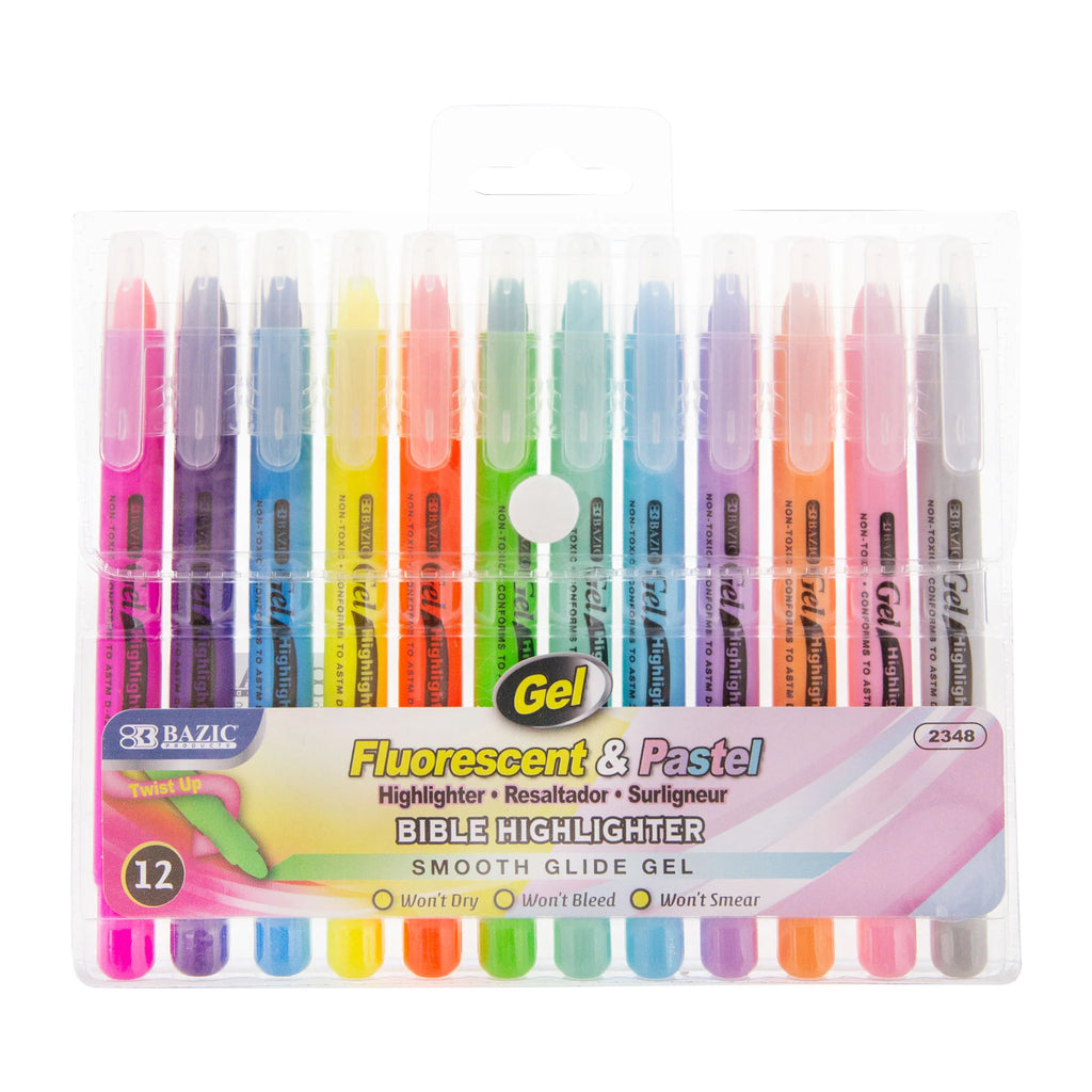Bazic 12ct Gel Highlighters