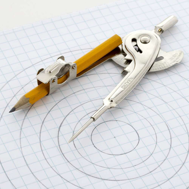 Ball Bearing Metal Compass W/pencil