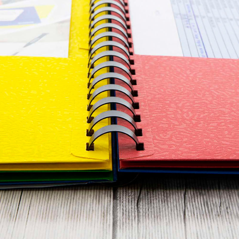 Bazic Asst Color 8-pocket Folder