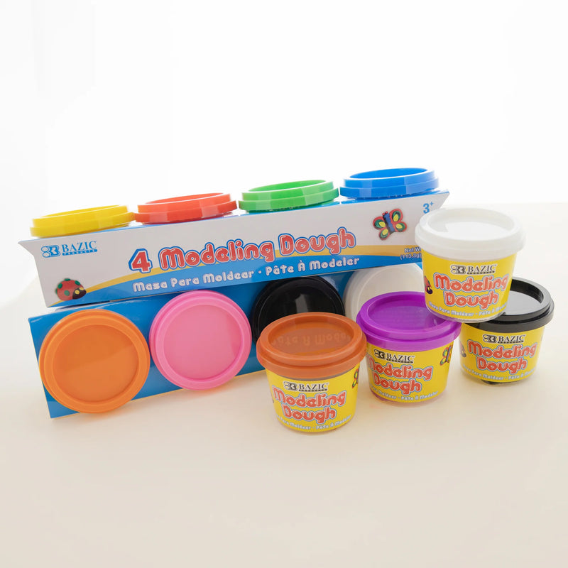 4ct Primary Color Model Dough 4oz