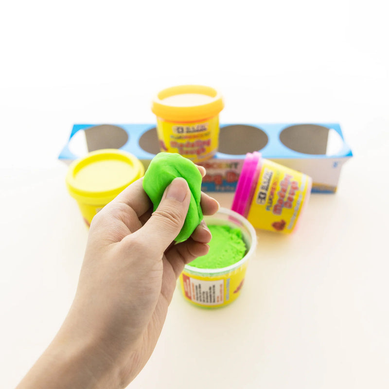 4ct Fluorescent Modeling Dough 4oz