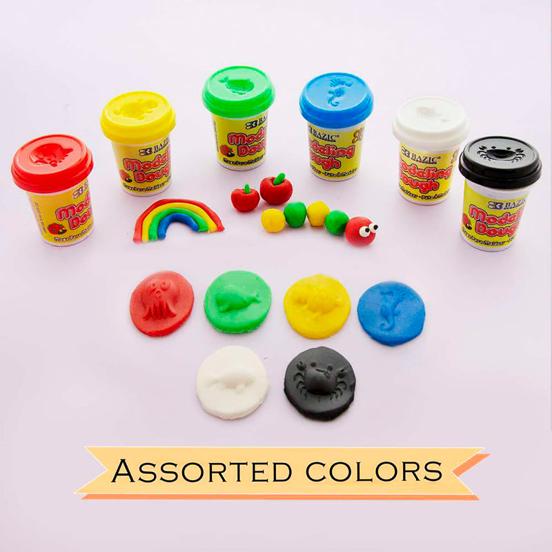 Bazic Modeling Dough 6 Colors 2oz