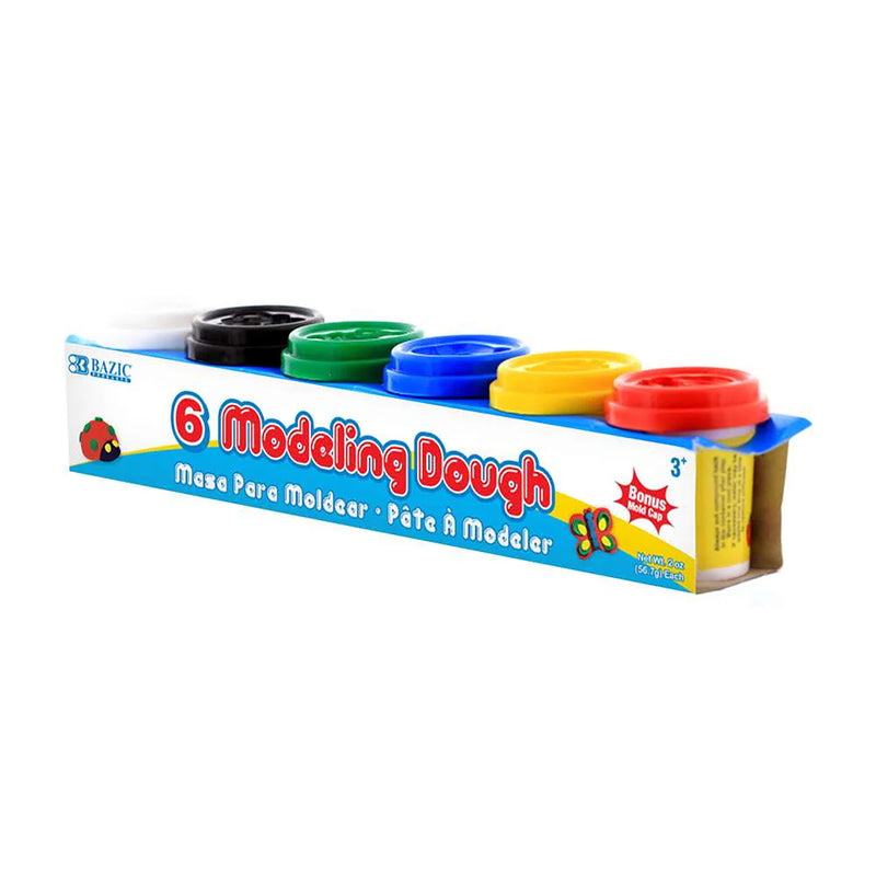 Bazic Modeling Dough 6 Colors 2oz