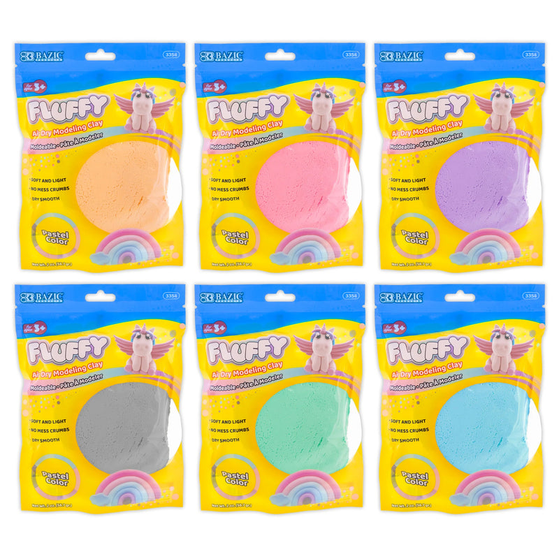 Modeling Clay 2oz Pastel 48 Packs Air Dry