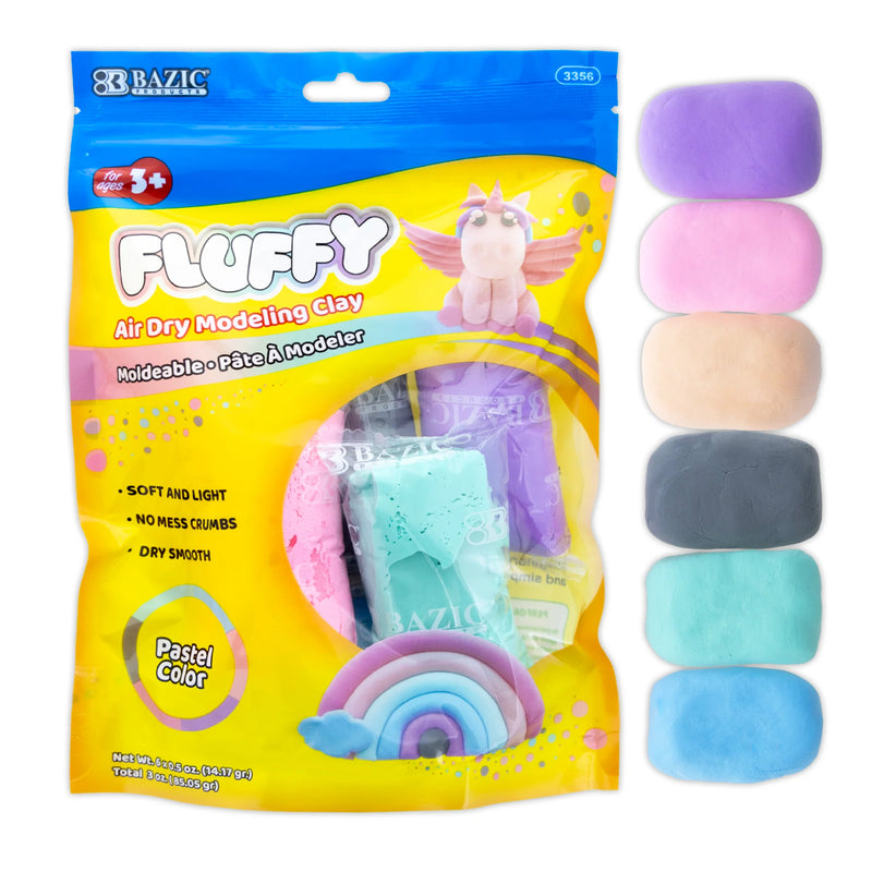 Modeling Clay 0.5oz 6 Pastel 24pk Air Dry