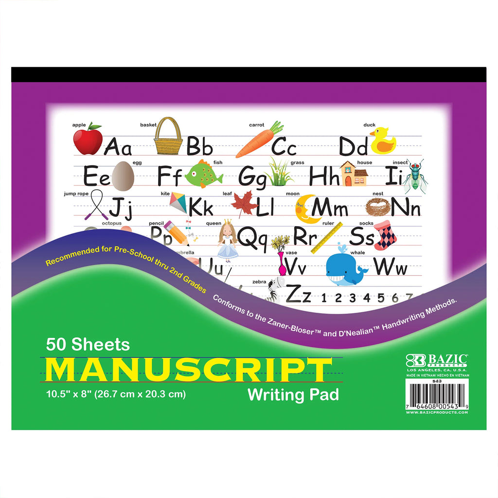 Manuscript Writing Pad 50 Sheets