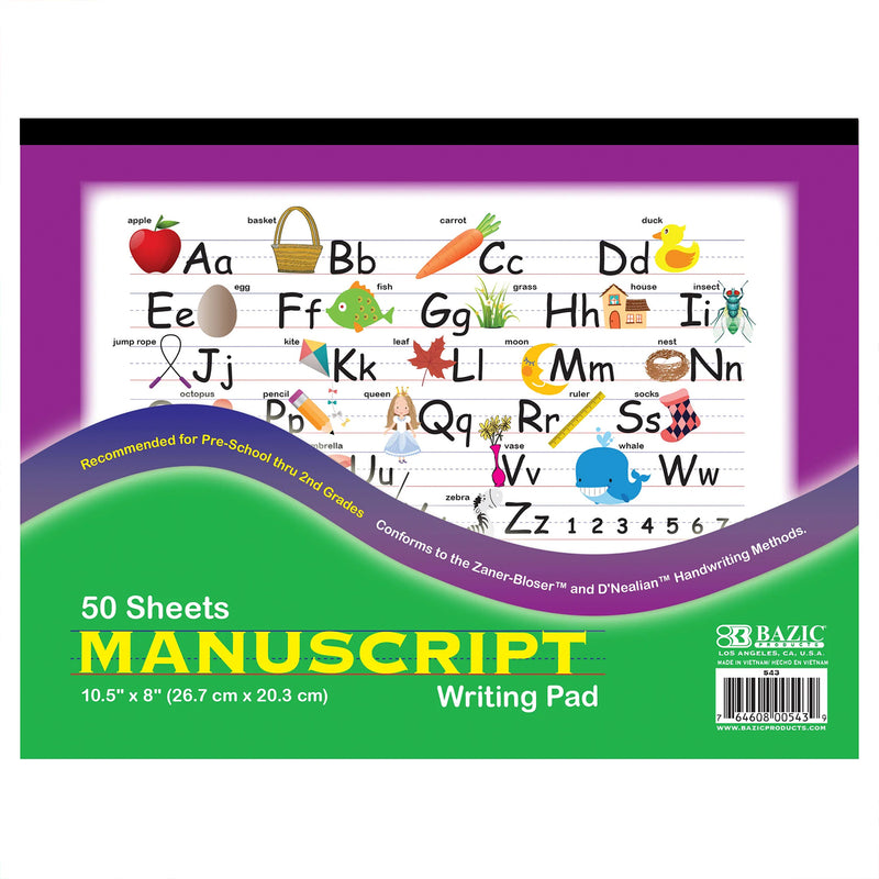Manuscript Writing Pad 50 Sheets