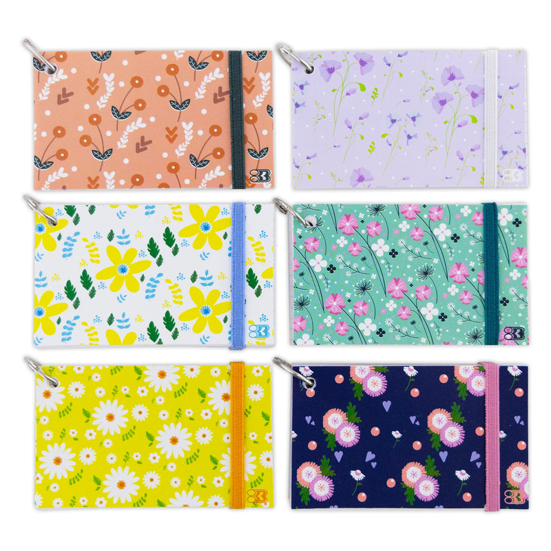 Fashion Poly Cover 3x5 Index Card White Ruled W/ring 100ct
