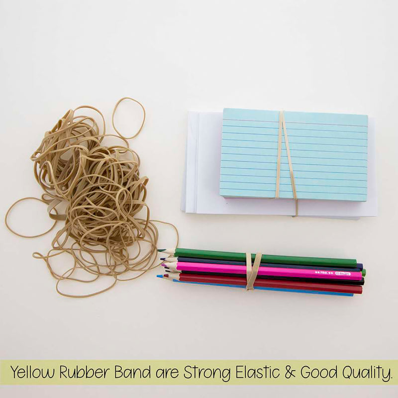 Rubber Bands, Assorted Sizes, 2oz./56.70g Per Pack, 6 Packs