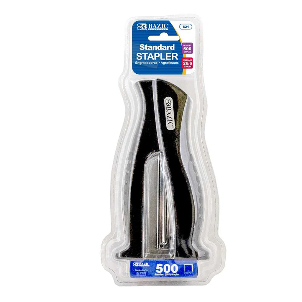 Standard Stapler W/500 Staples Stand-up Full Strip