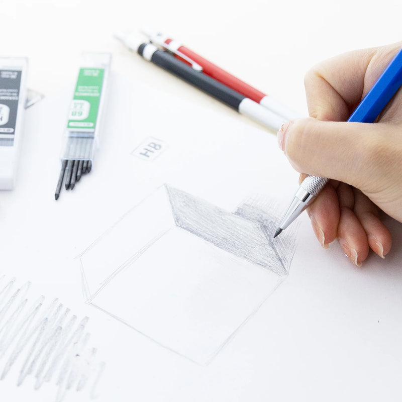 2mm Mechanical Pencil W/lead Hb 2b 4b 6b