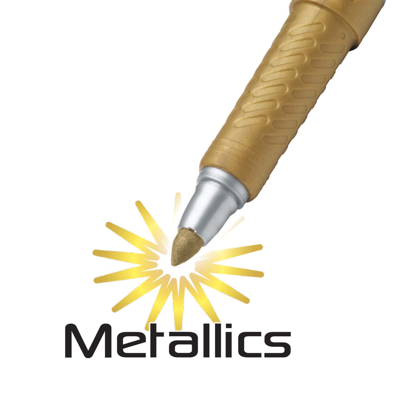 Metallic Permanent Markers Fine 8ct Intensity