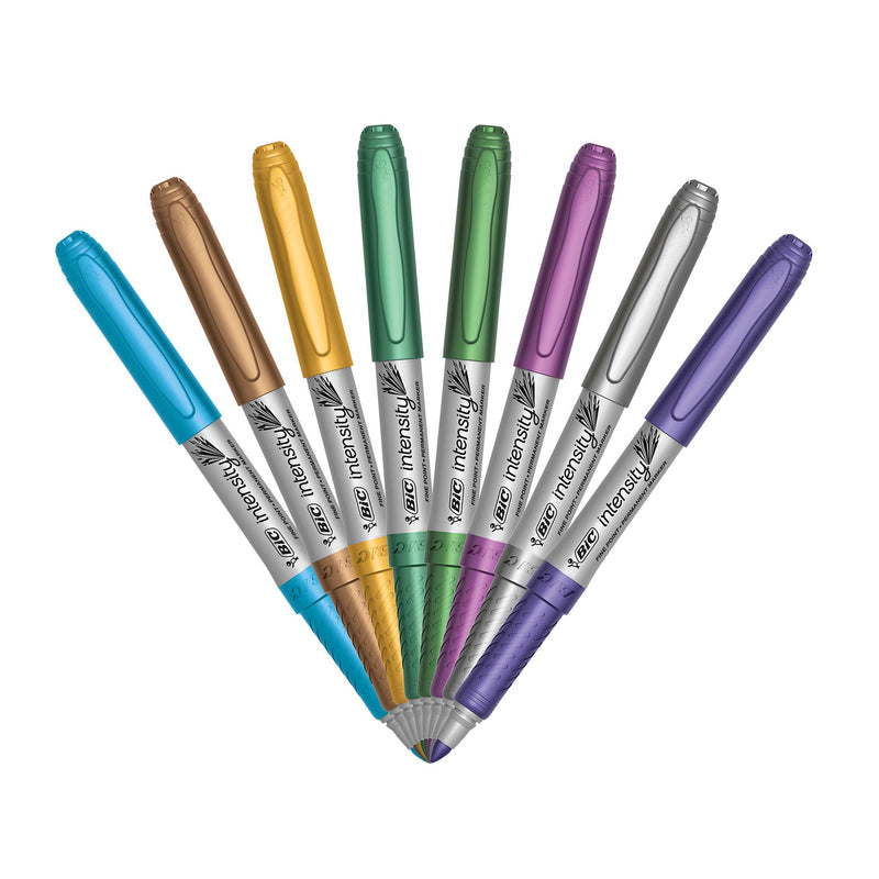 Metallic Permanent Markers Fine 8ct Intensity