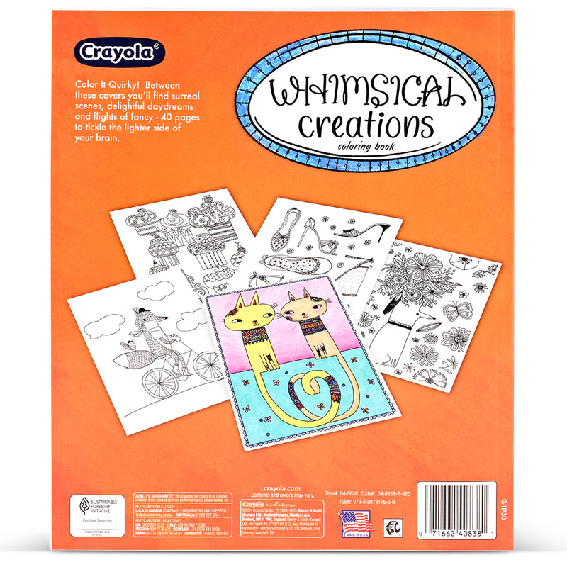 Whimsical Creations Coloring Book