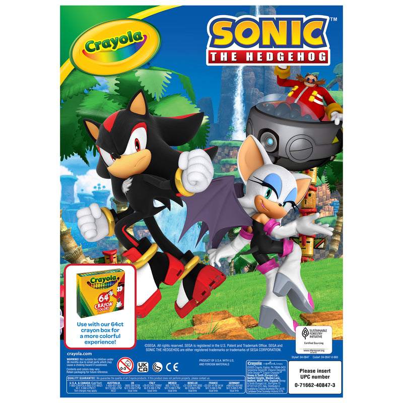 Coloring Pages Sonic 96ct