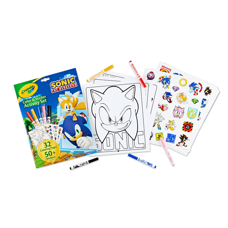 Color & Sticker Activity Set Sonic